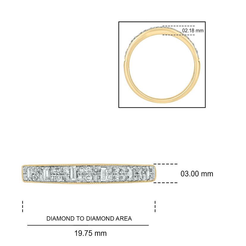1/4 ct. t.w. Diamond Anniversary Band in 10K Gold