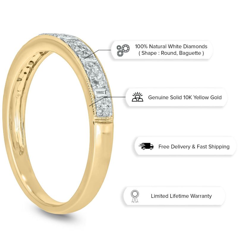 1/4 ct. t.w. Diamond Anniversary Band in 10K Gold