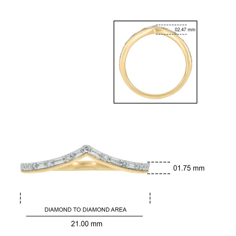1/6 ct. t.w. Diamond Anniversary Band in 10K Gold