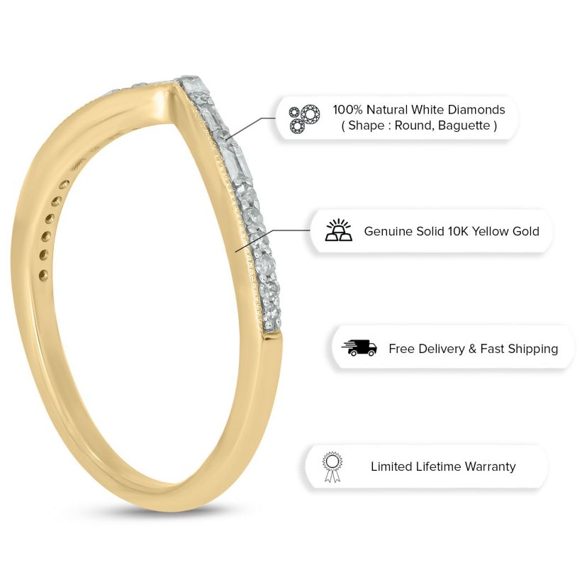 1/6 ct. t.w. Diamond Anniversary Band in 10K Gold