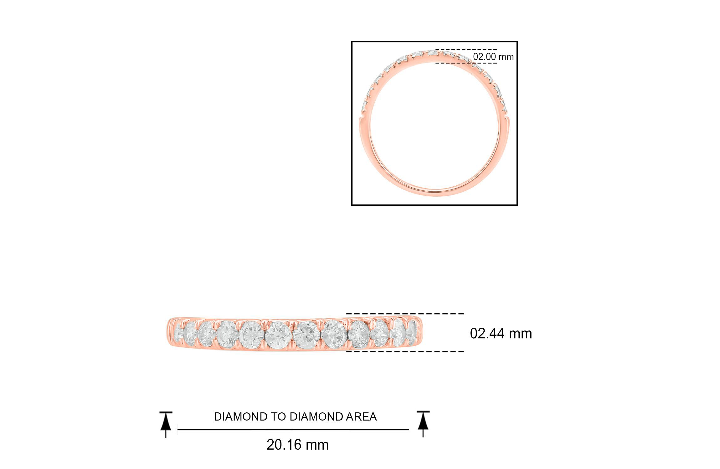 1/2 ct. t.w. Diamond Anniversary Band in 14K Gold