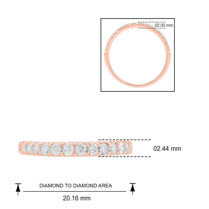 1/2 ct. t.w. Diamond Anniversary Band in 14K Gold