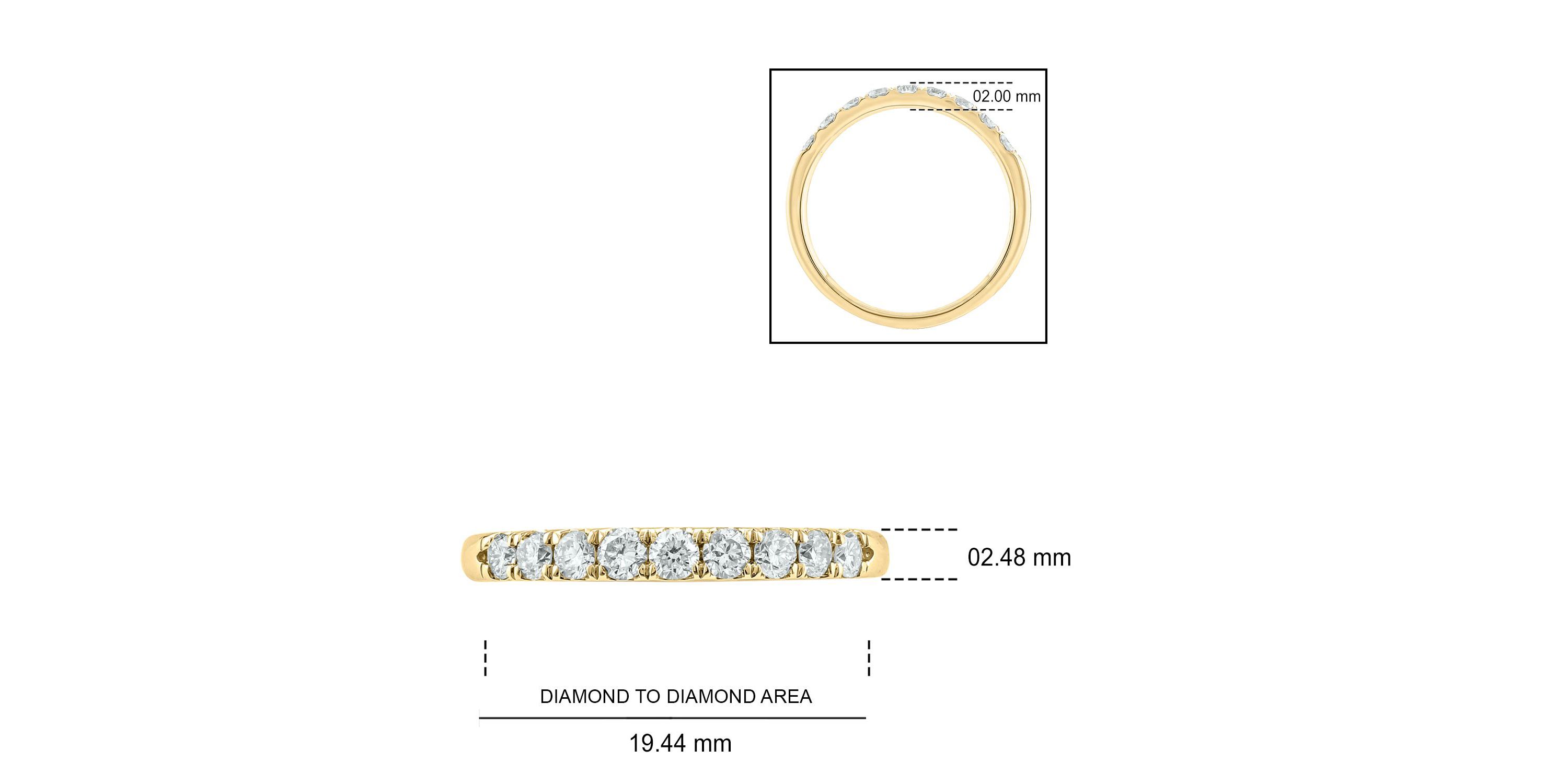 1/2 ct. t.w. Diamond Anniversary Band in 14K Gold