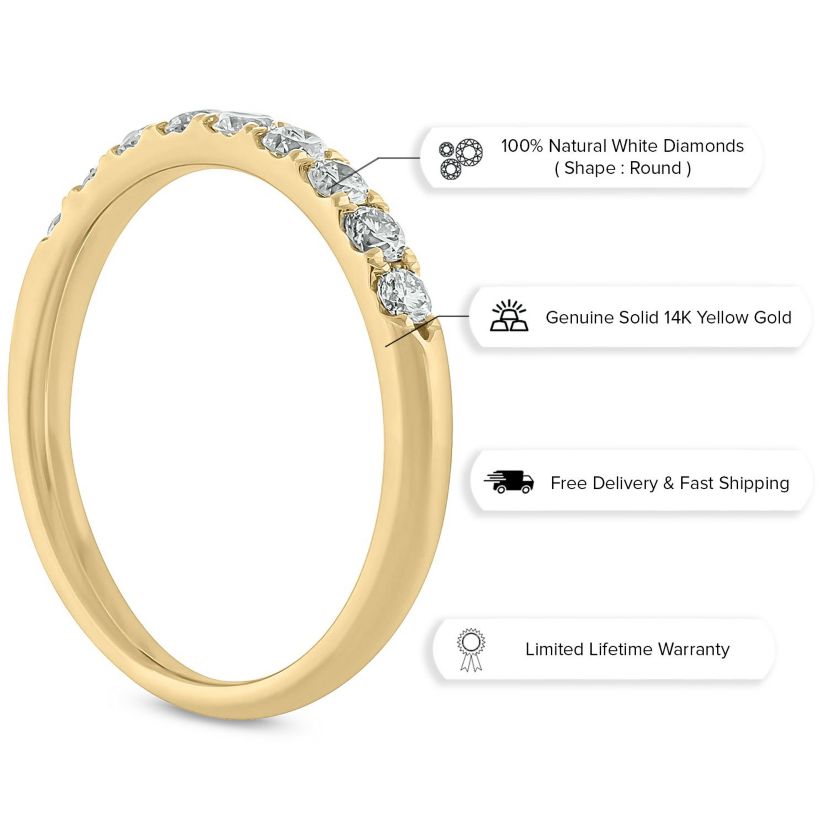 1/2 ct. t.w. Diamond Anniversary Band in 14K Gold