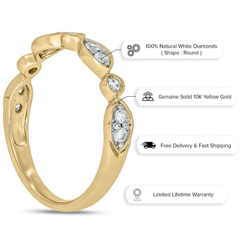 1/4 ct. t.w. Diamond Anniversary Band in 10K Gold