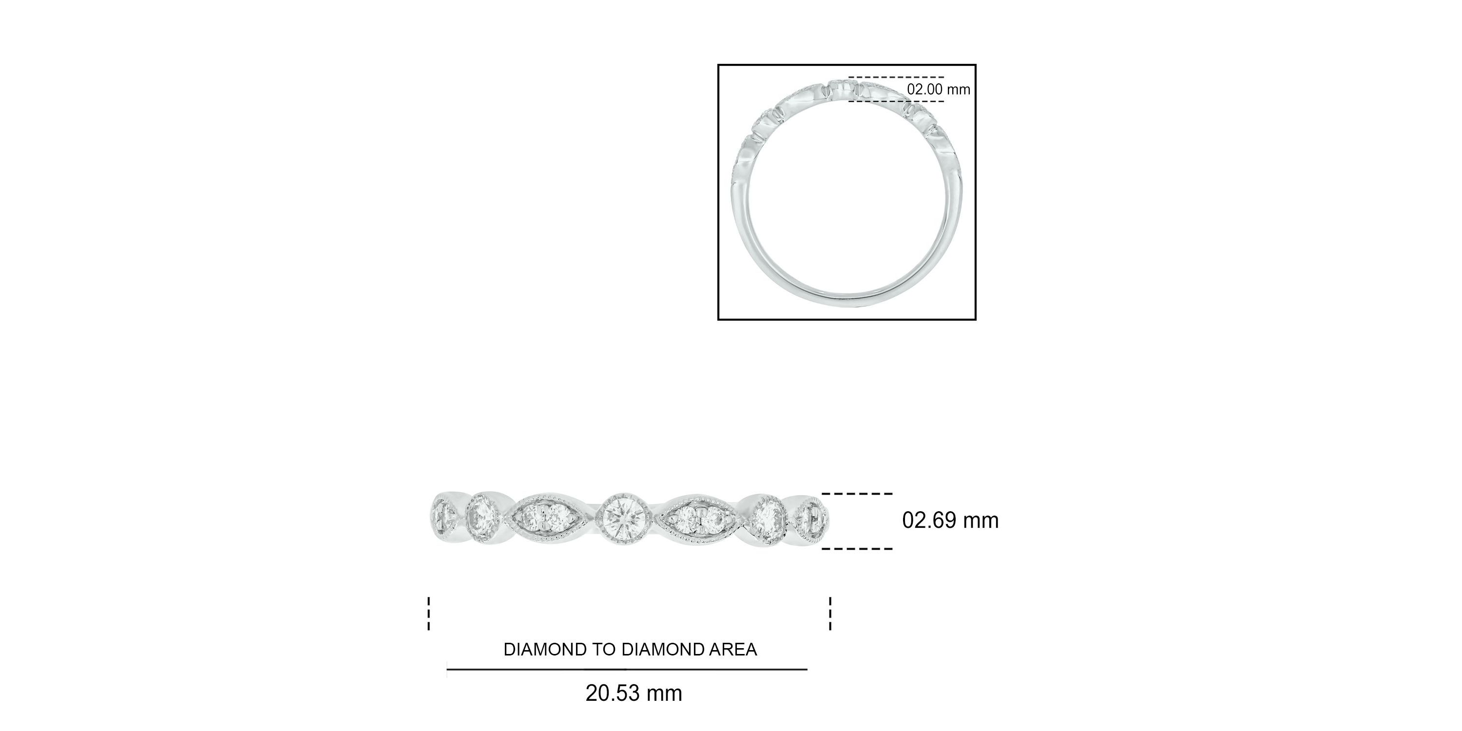 1/5 ct. t.w. Diamond Anniversary Band in 10K Gold