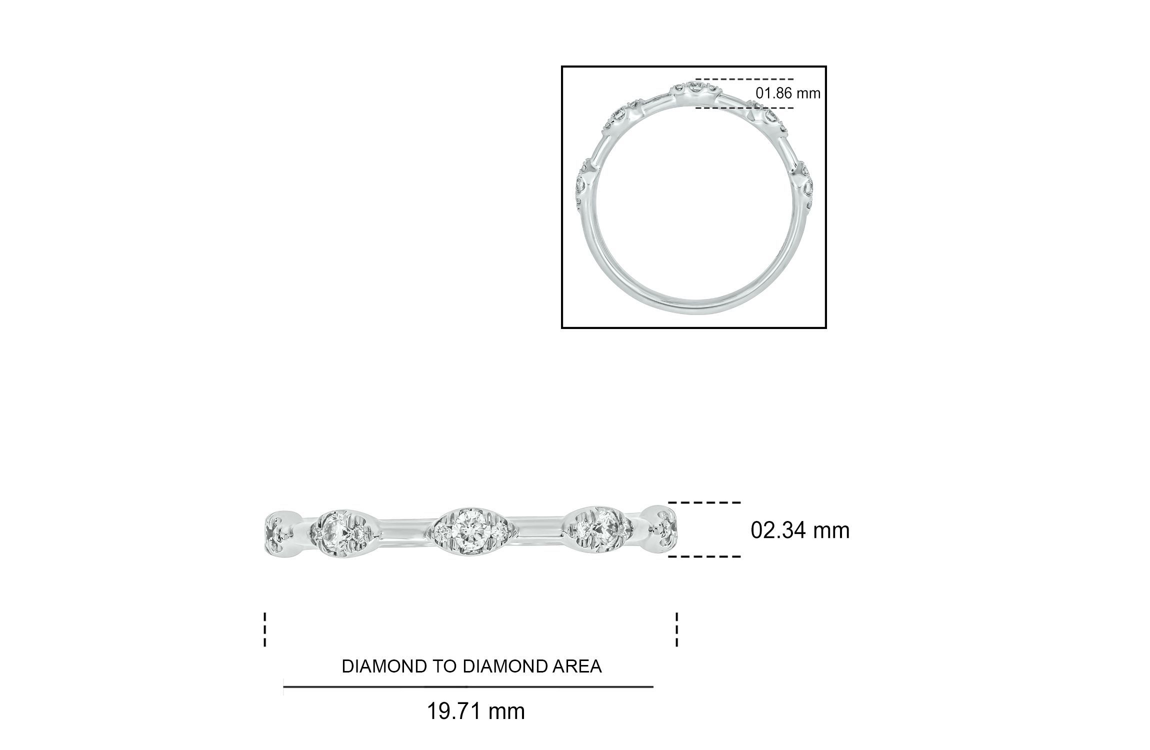 1/6 ct. t.w. Diamond Anniversary Band in 10K Gold