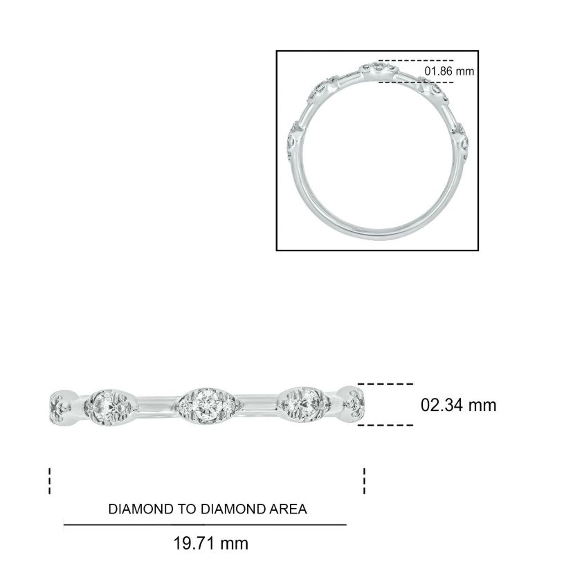 1/6 ct. t.w. Diamond Anniversary Band in 10K Gold