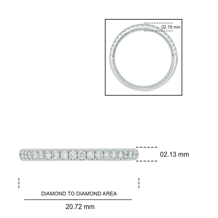1/4 ct. t.w. Diamond Anniversary Band in 10K Gold