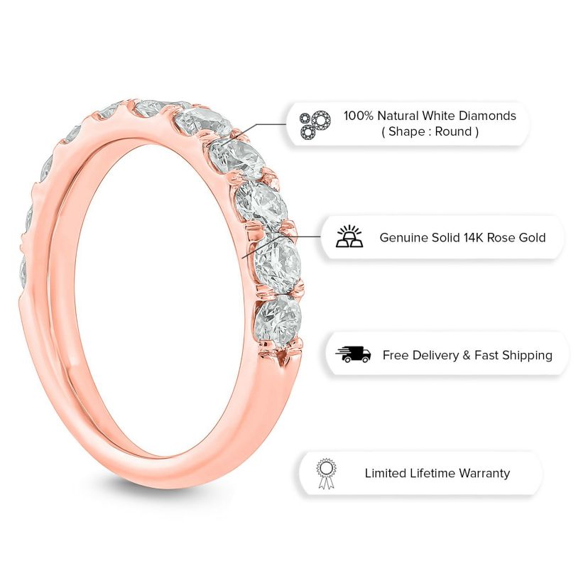 3/4 ct. t.w. Diamond Anniversary Band in 14K Gold