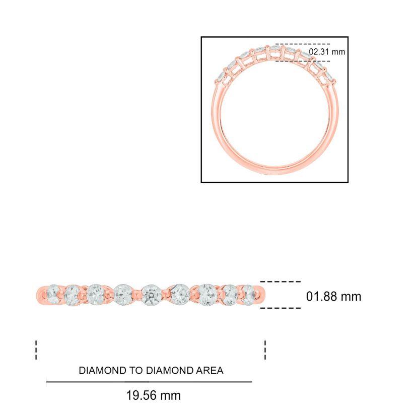 1/4 ct. t.w. Diamond Anniversary Band in 10K Gold