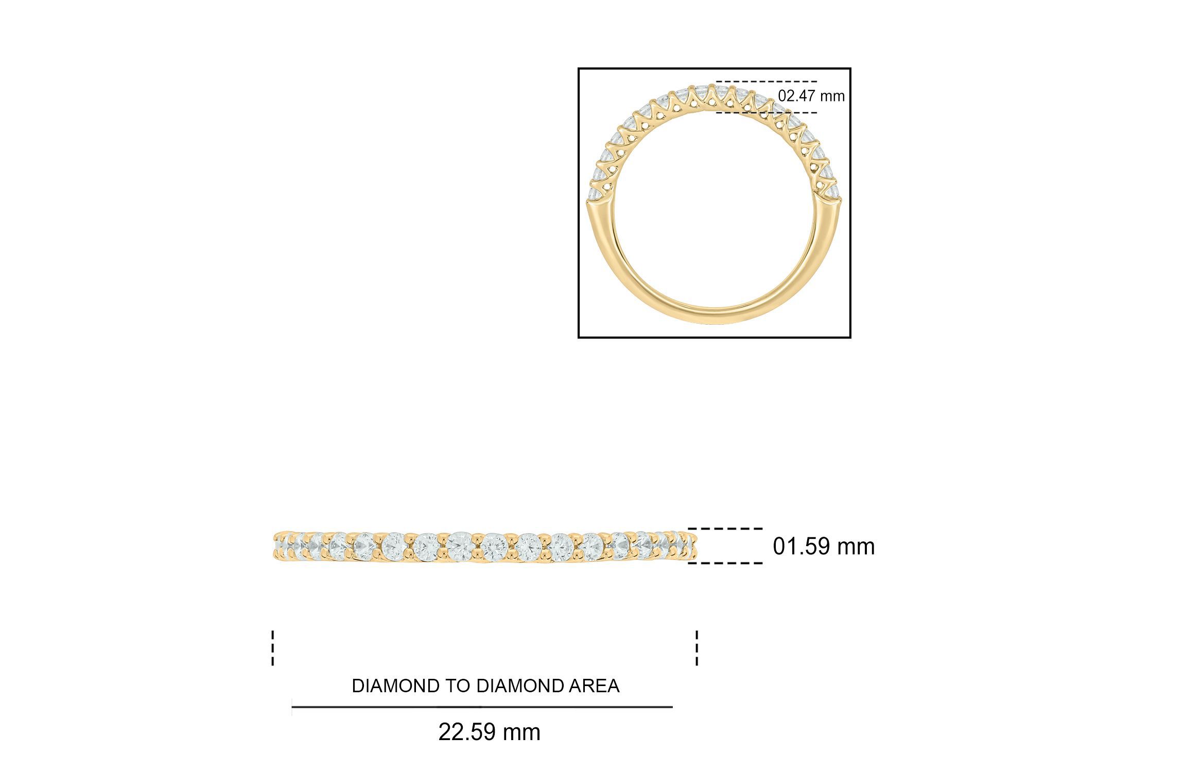 1/4 ct. t.w. Diamond Anniversary Band in 10K Gold