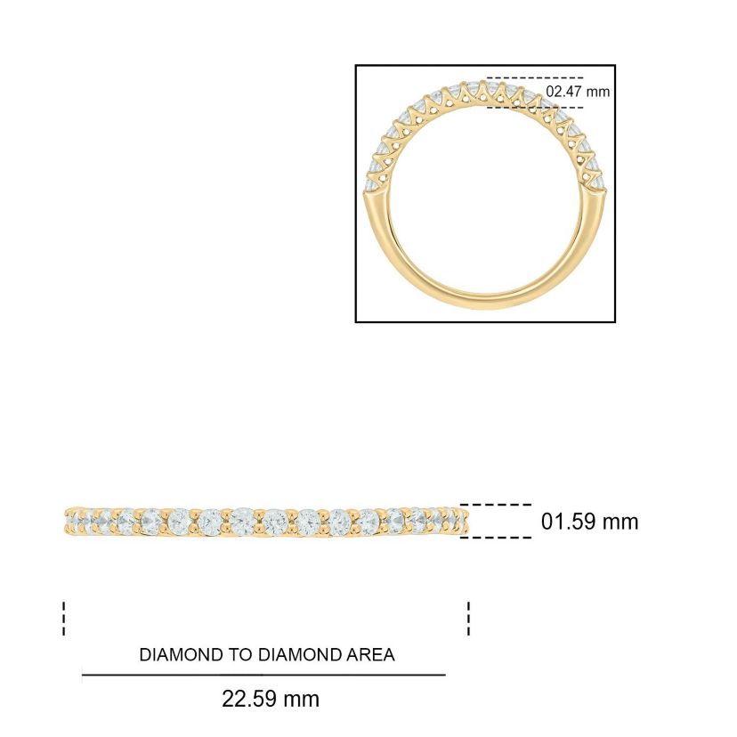 1/4 ct. t.w. Diamond Anniversary Band in 10K Gold