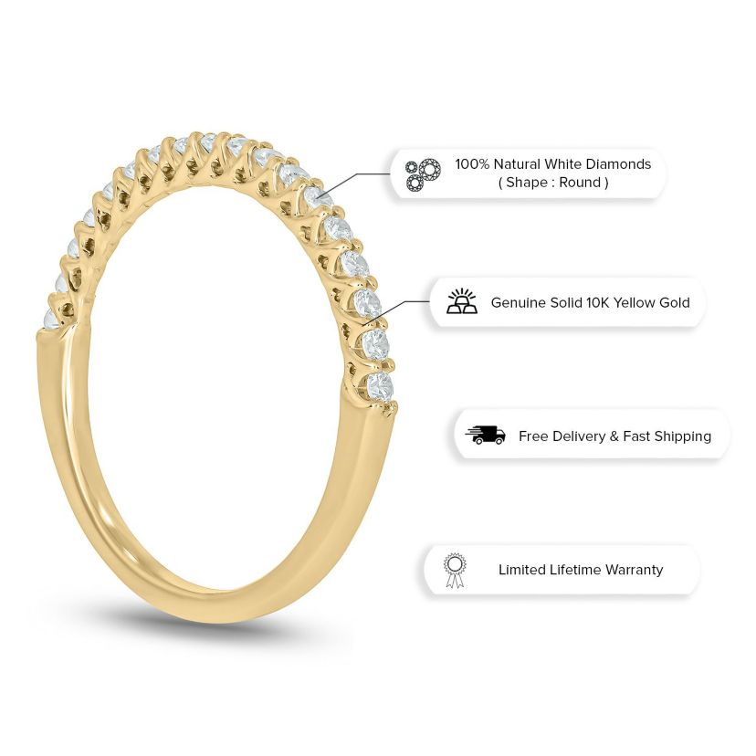 1/4 ct. t.w. Diamond Anniversary Band in 10K Gold