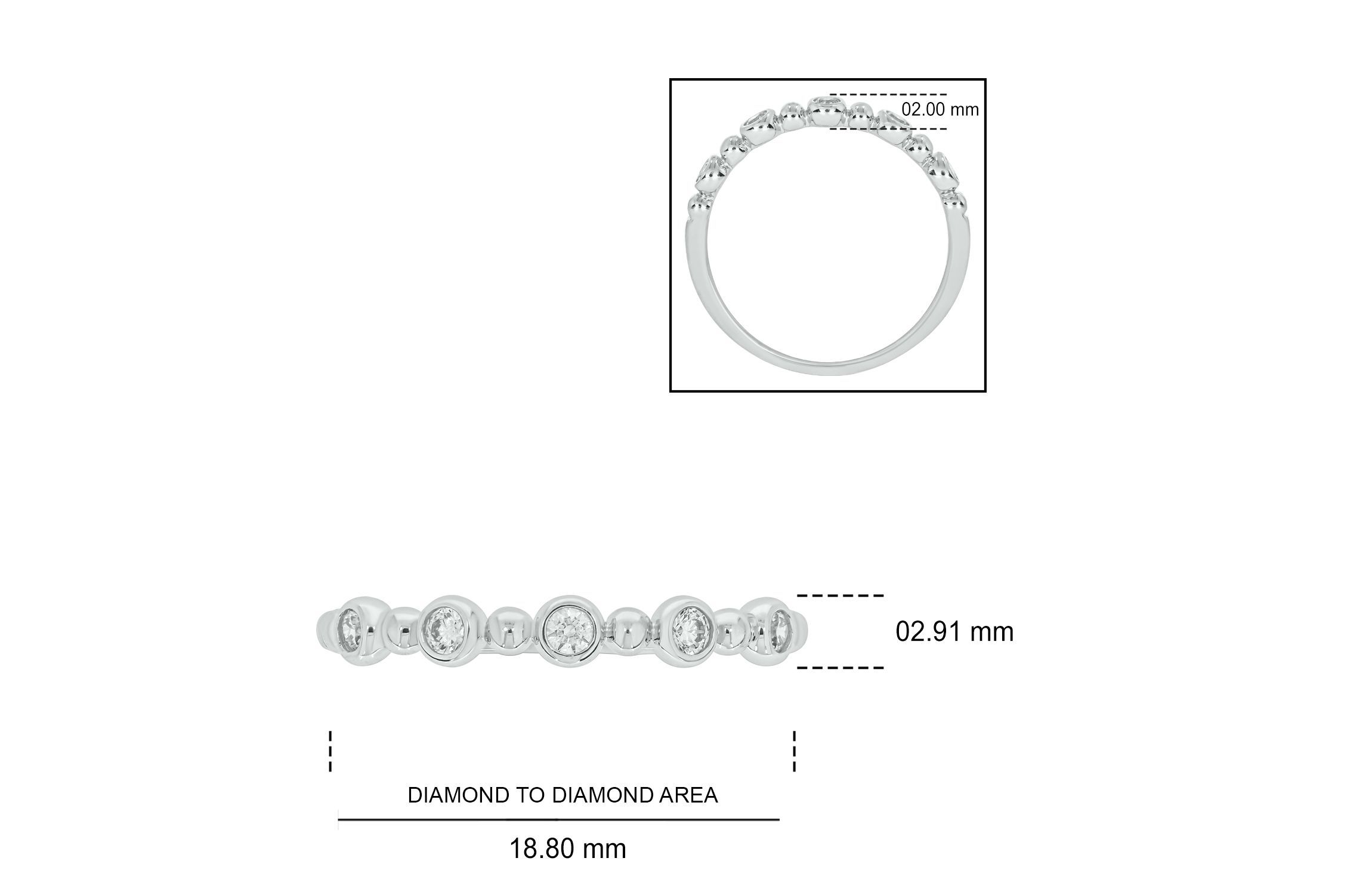 1/6 ct. t.w. Diamond Anniversary Band in 10K Gold