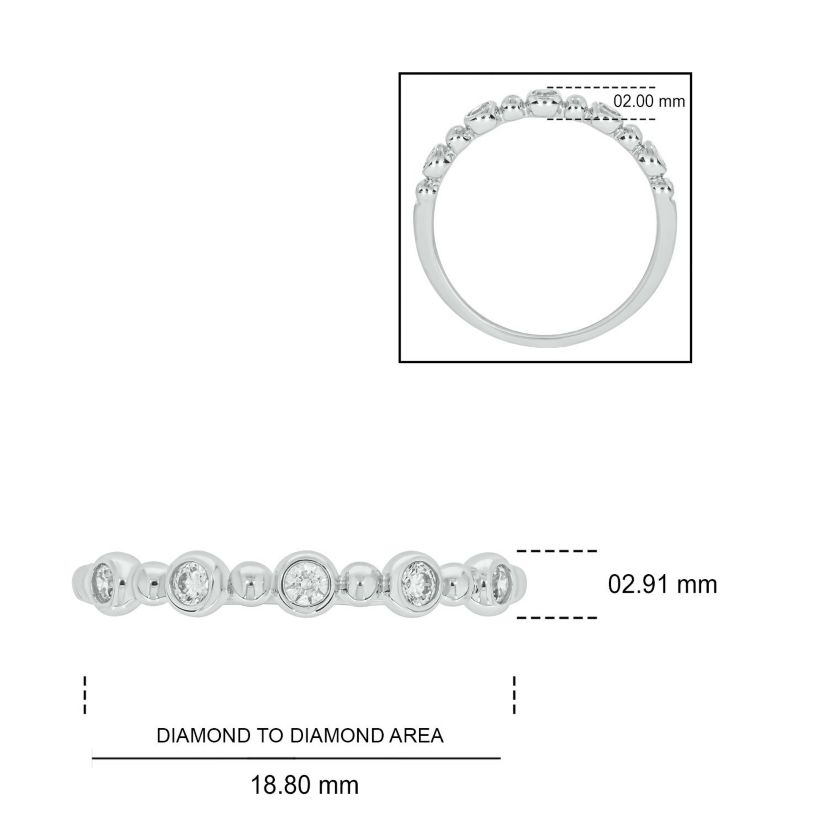 1/6 ct. t.w. Diamond Anniversary Band in 10K Gold