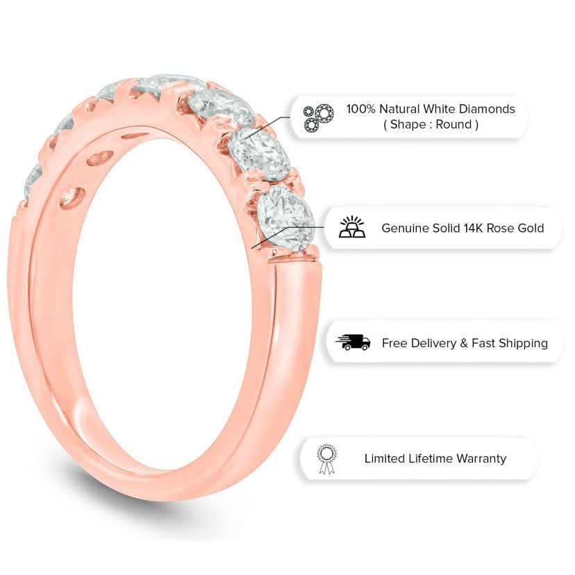 3/4 ct. t.w. Diamond Anniversary Band in 14K Gold