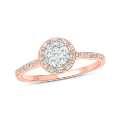 Belk & Co 1/3 Ct. T.w. Diamond Engagement Ring In 10K Gold