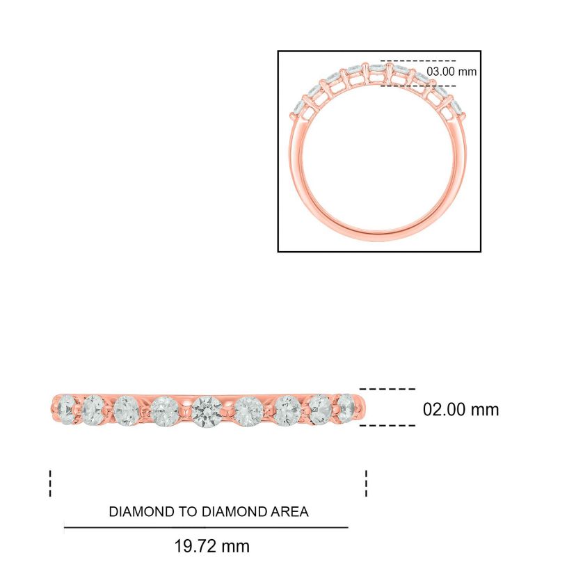 1/3 ct. t.w. Diamond Anniversary Band in 14K Gold