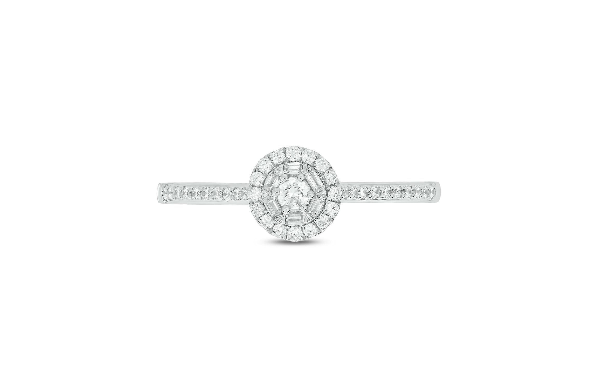 1/4 ct. t.w. Diamond Engagement Ring In 10K Gold