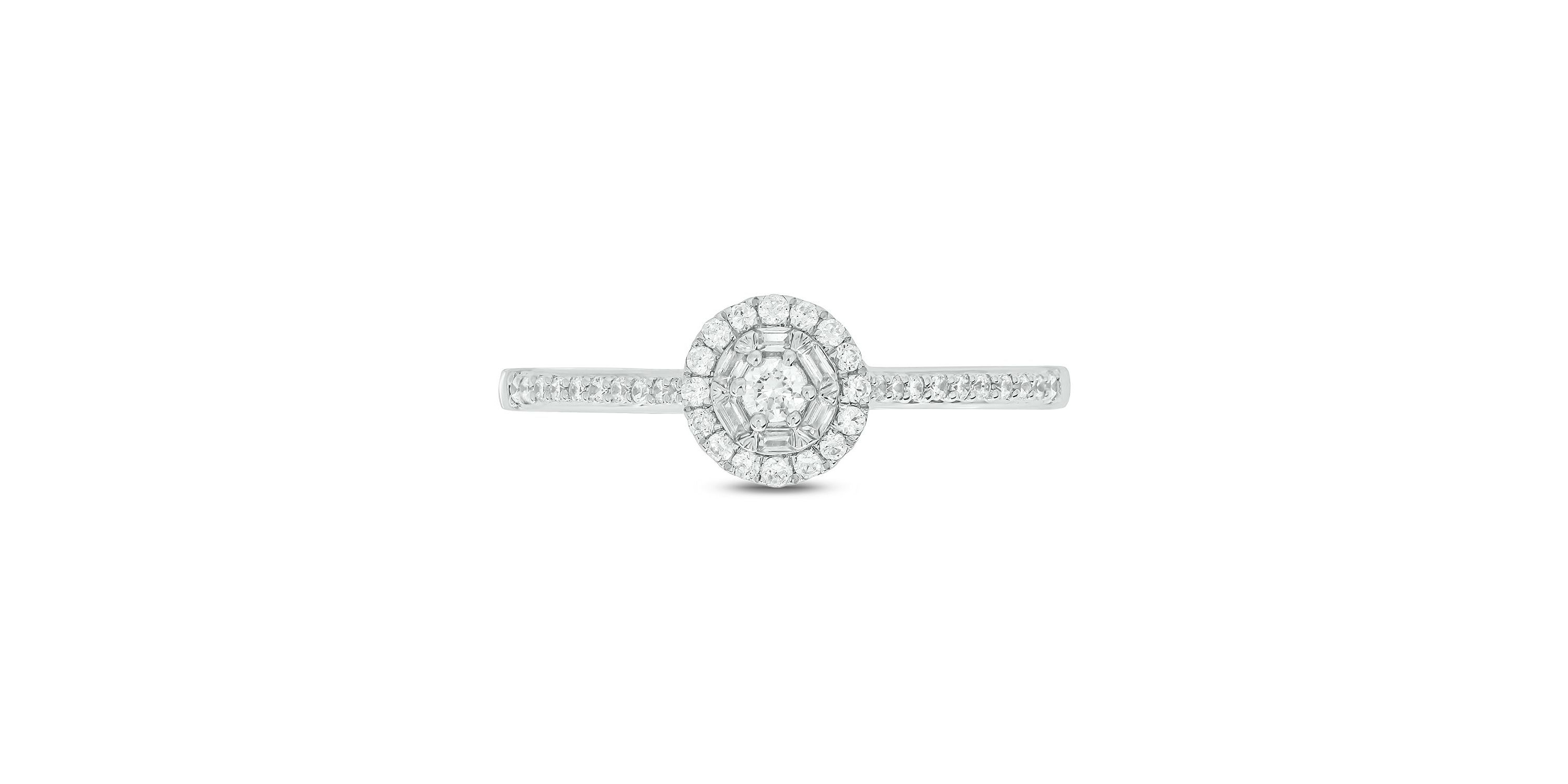 1/4 ct. t.w. Diamond Engagement Ring In 10K Gold