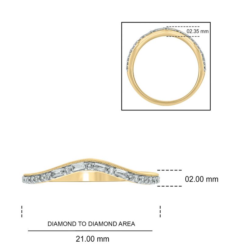 1/6 ct. t.w. Diamond Anniversary Band in 10K Gold
