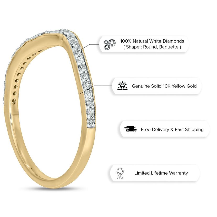 1/6 ct. t.w. Diamond Anniversary Band in 10K Gold