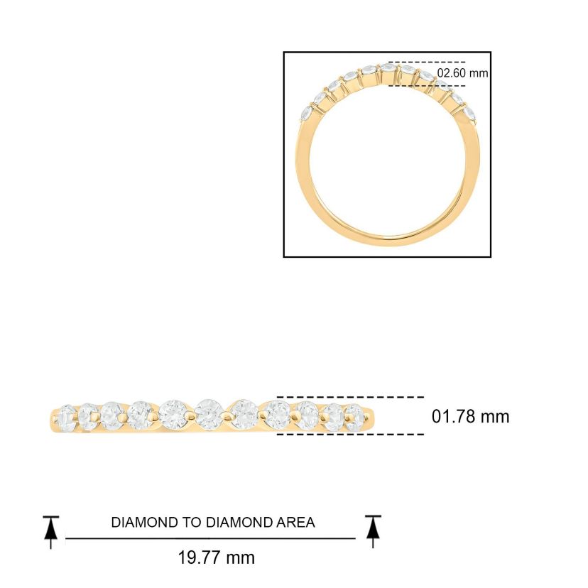 1/4 ct. t.w. Diamond Anniversary Band in 10K Gold