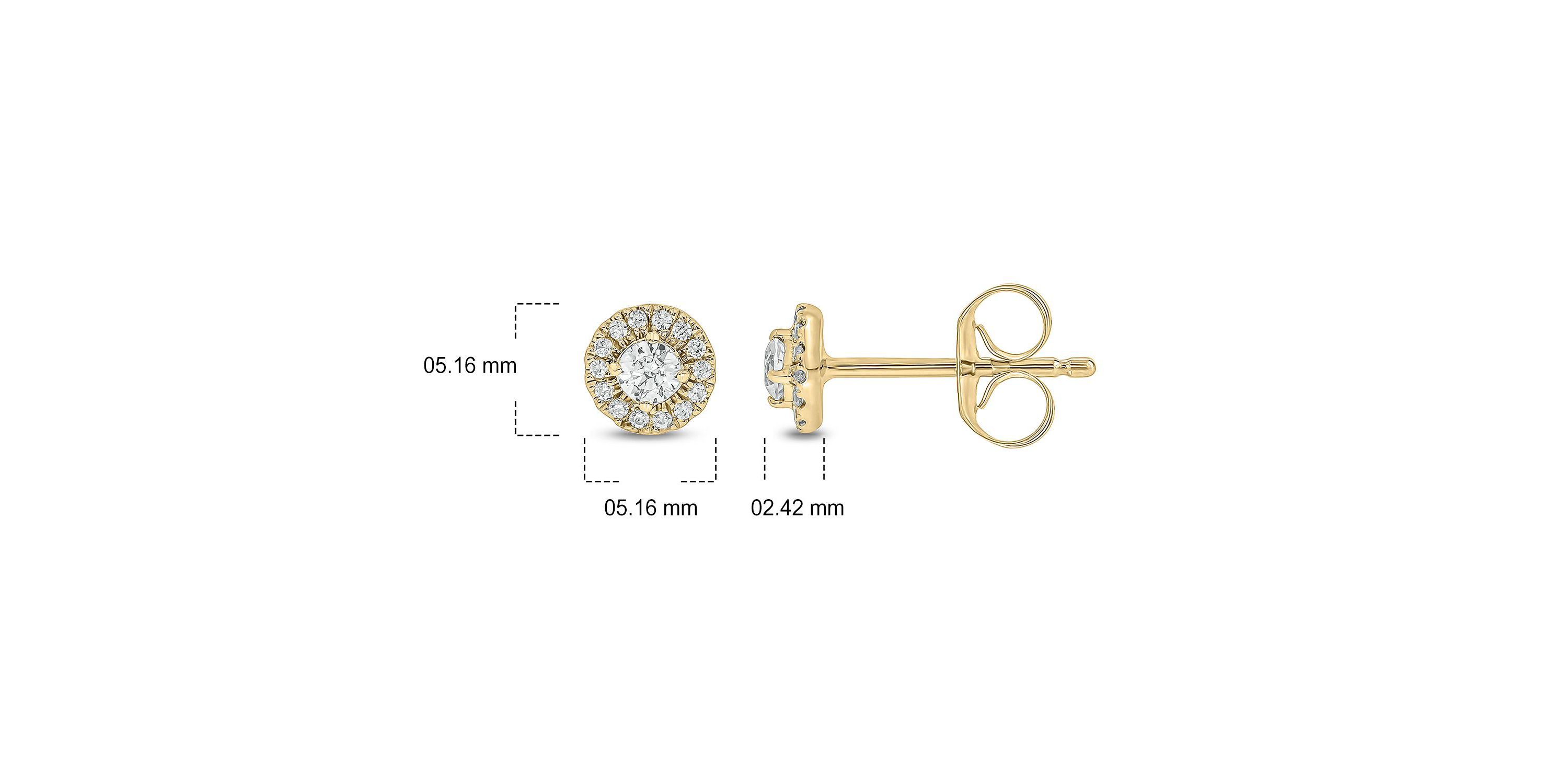 1/5 ct. t.w. Diamond Stud Earring in 10K Gold