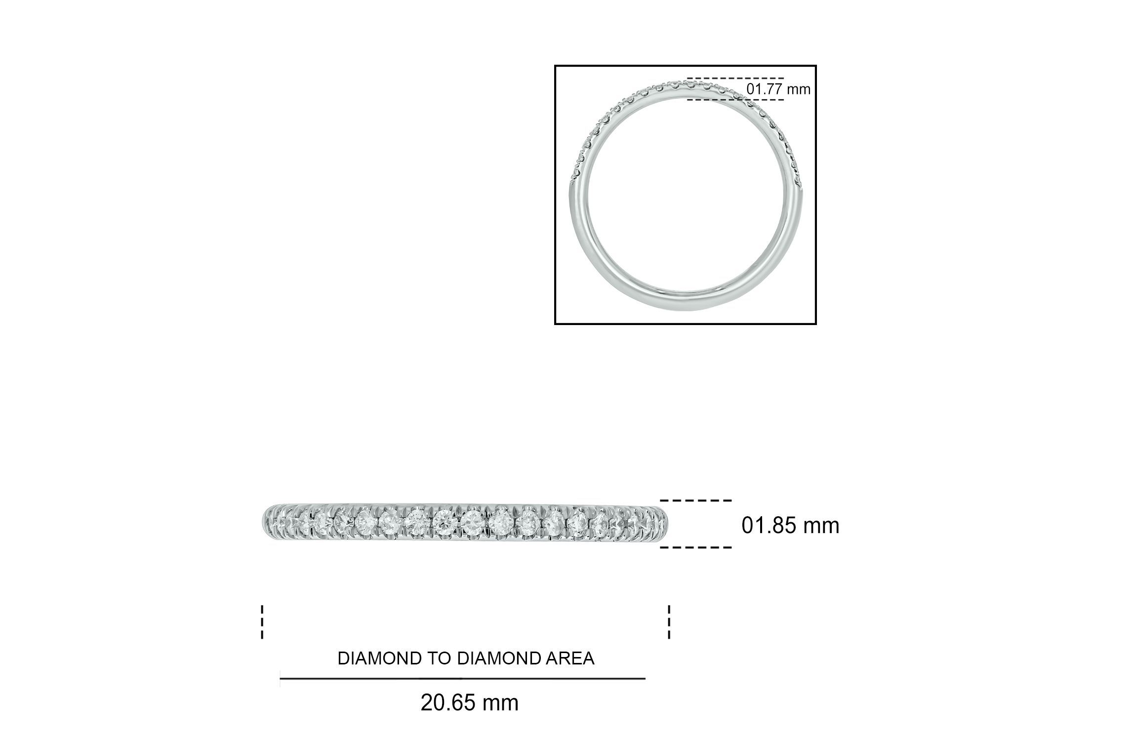 1/5 ct. t.w. Diamond Anniversary Band in 10K Gold