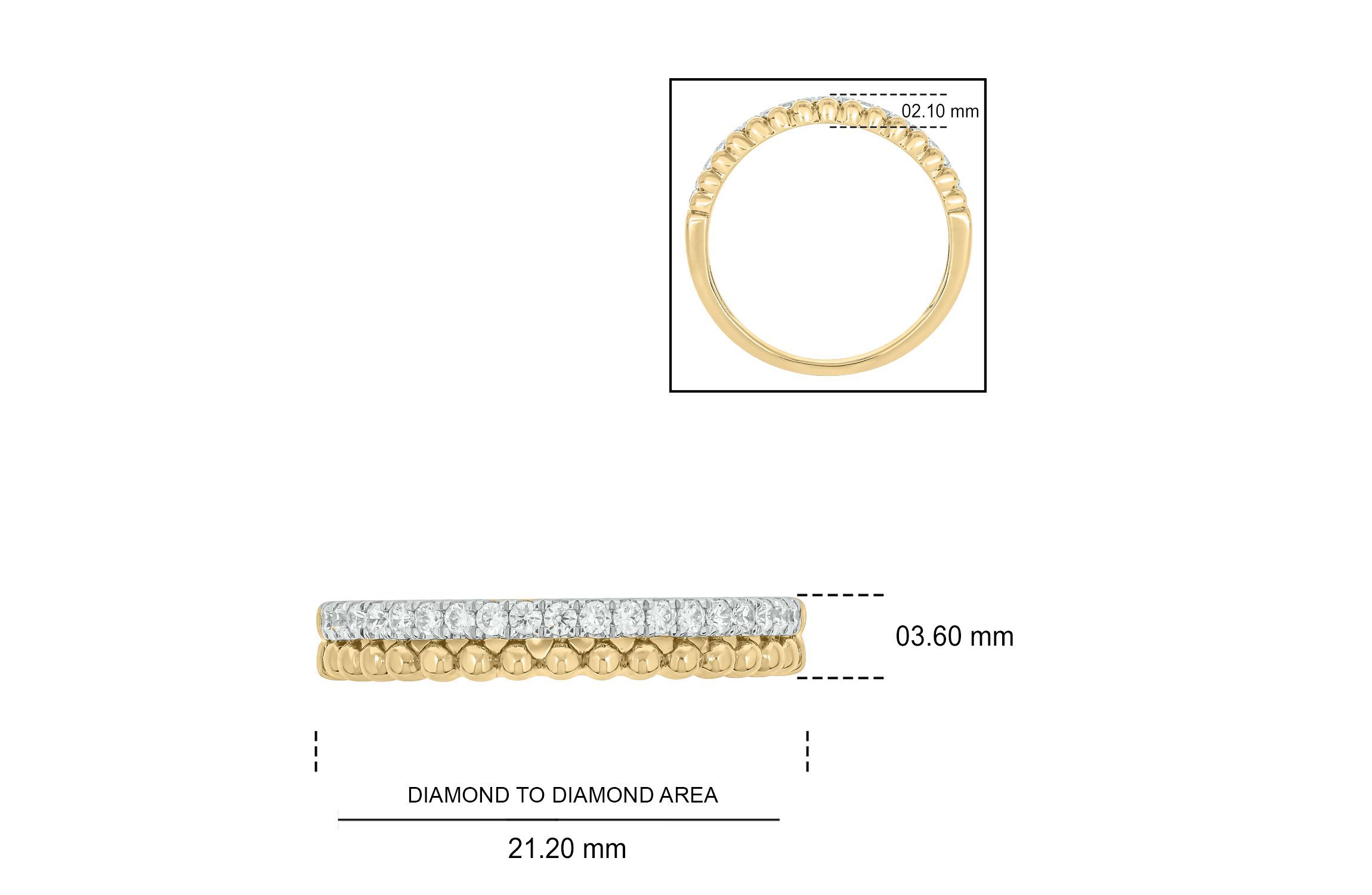 1/4 ct. t.w. Diamond Anniversary Band in 10K Gold