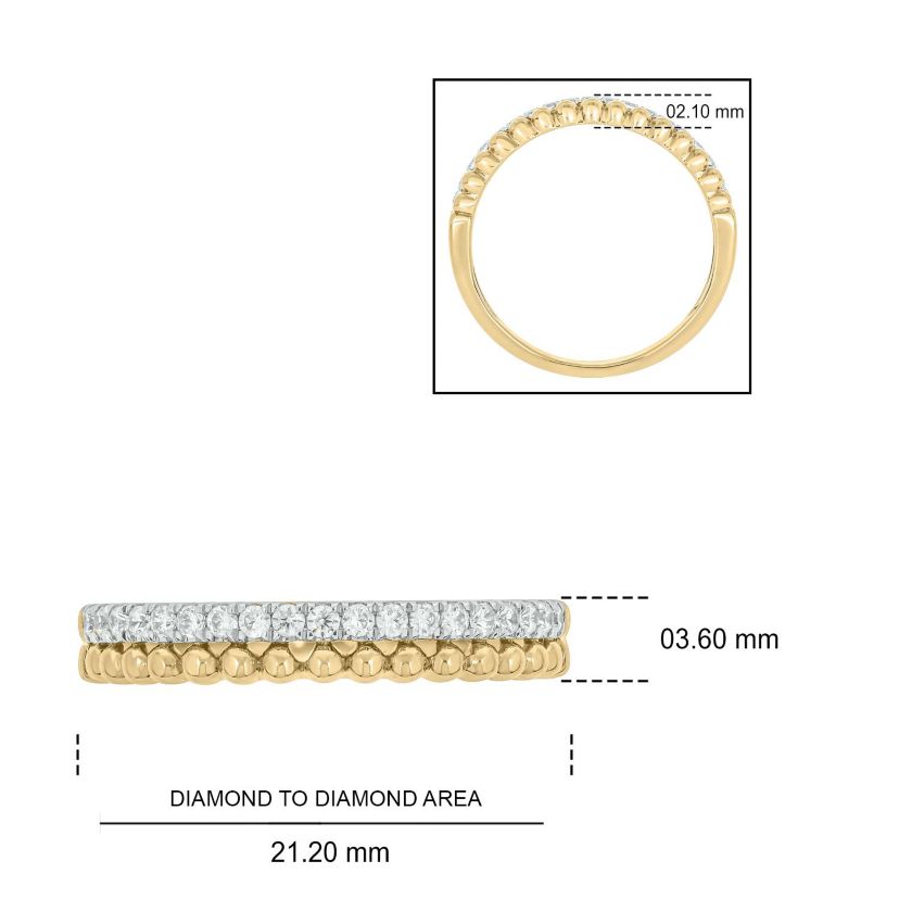 1/4 ct. t.w. Diamond Anniversary Band in 10K Gold
