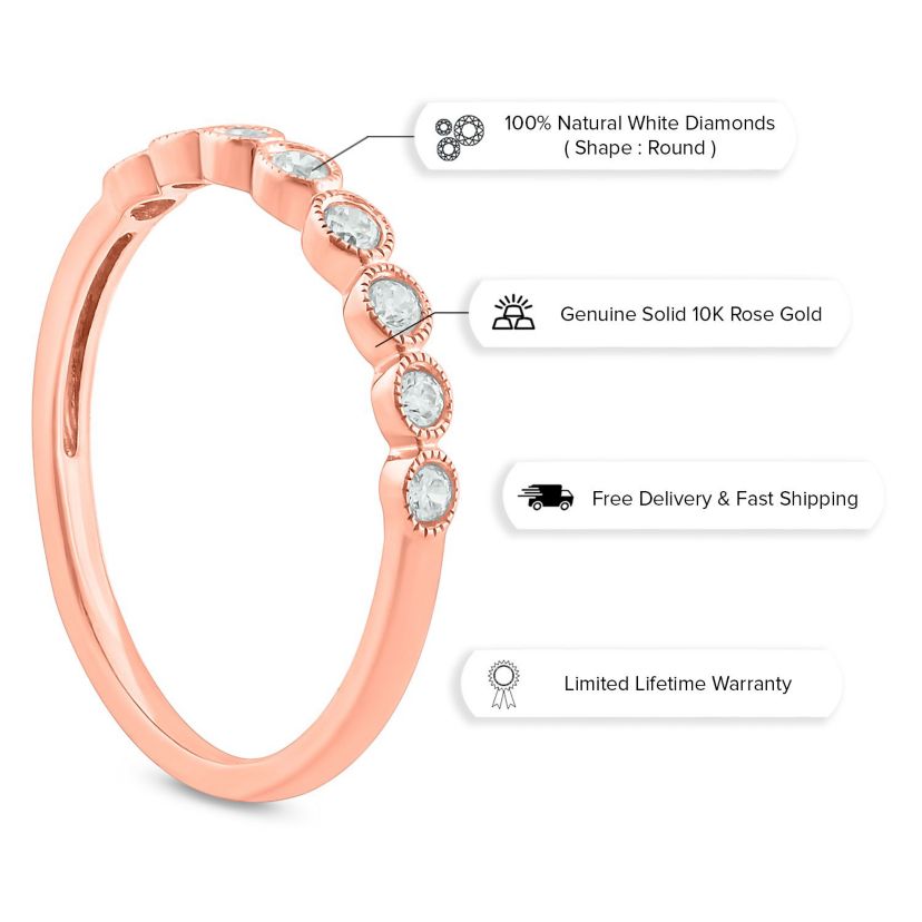 1/6 ct. t.w. Diamond Anniversary Band in 10K Gold