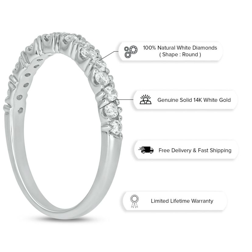 1/3 ct. t.w. Diamond Anniversary Band in 14K Gold