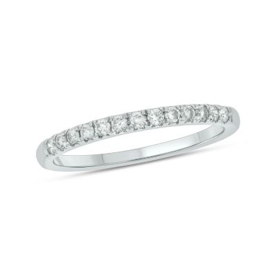 Belk & Co 1/4 ct. t.w. Diamond Anniversary Band in 10K Gold, White, 8 -  0686557607352