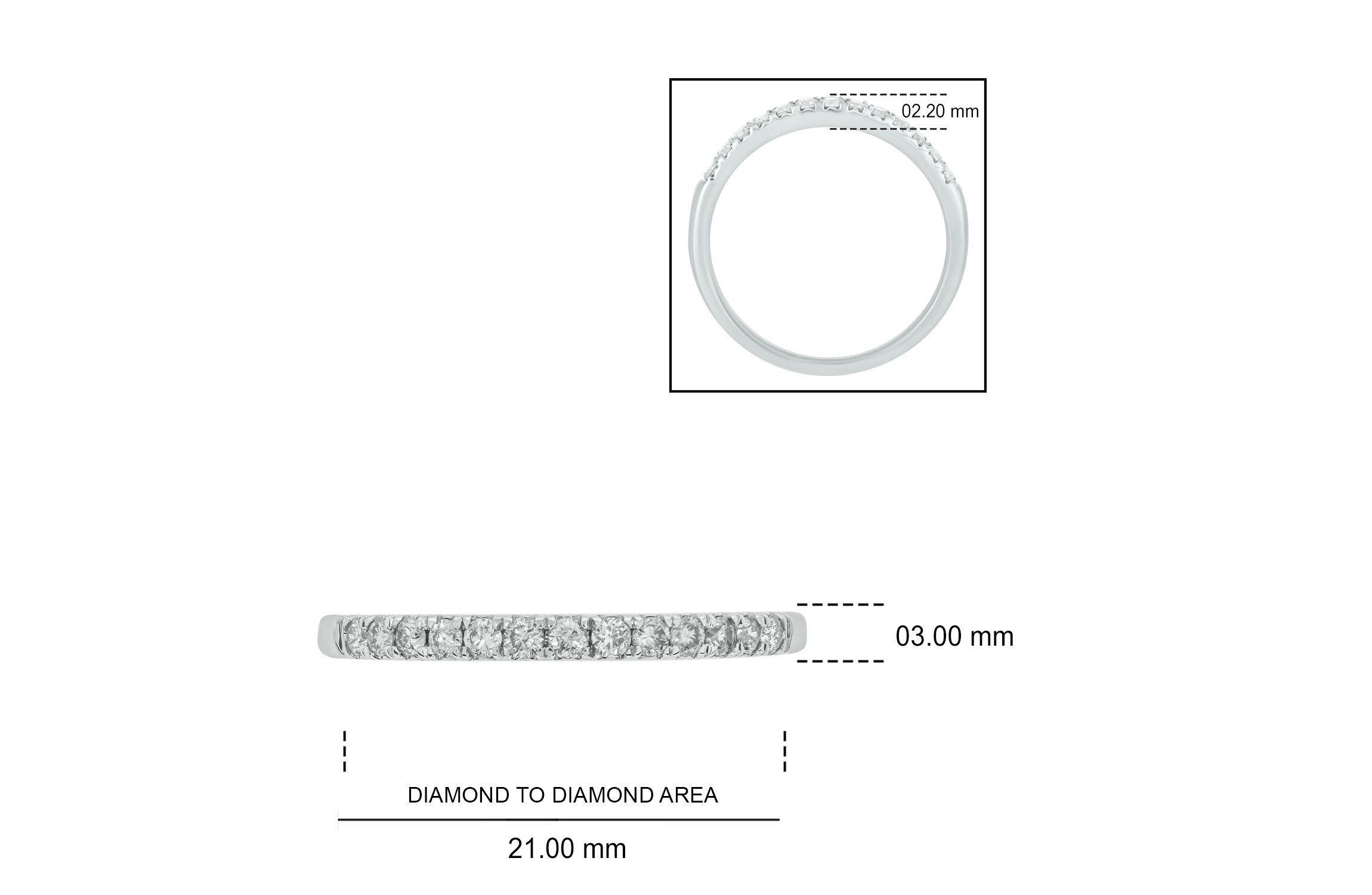 1/4 ct. t.w. Diamond Anniversary Band in 10K Gold