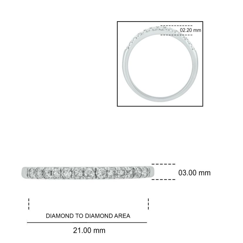 1/4 ct. t.w. Diamond Anniversary Band in 10K Gold