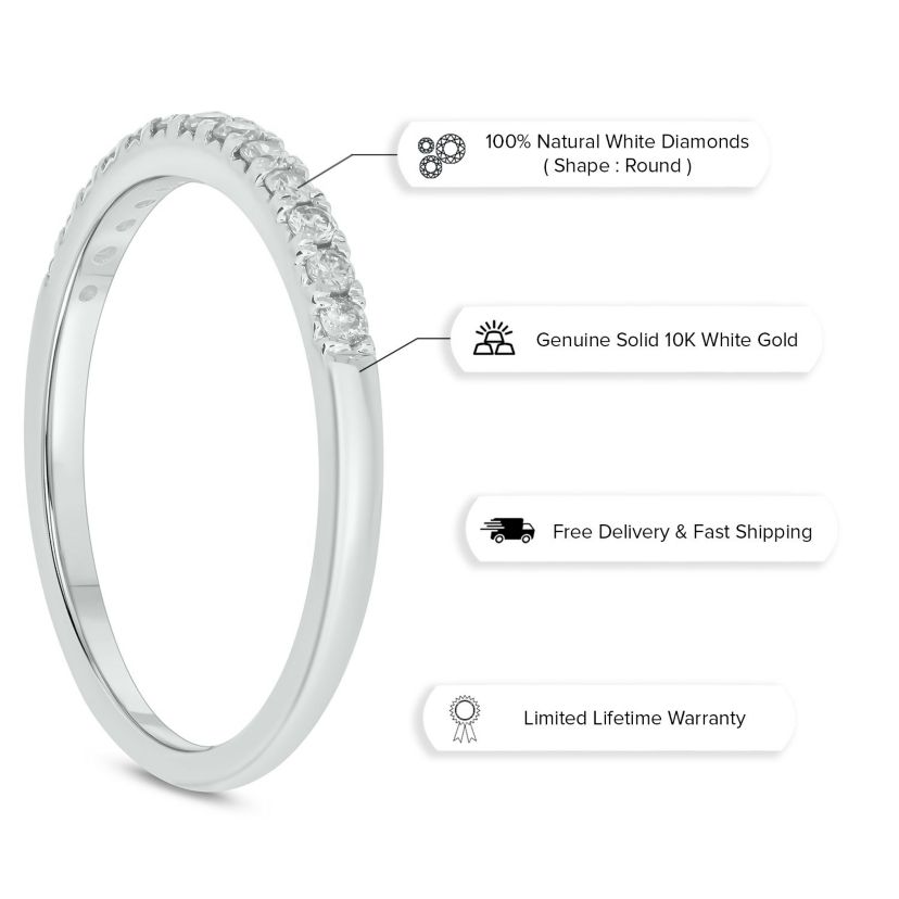 1/4 ct. t.w. Diamond Anniversary Band in 10K Gold