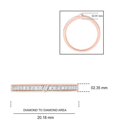 1/6 ct. t.w. Diamond Anniversary Band 10K Gold