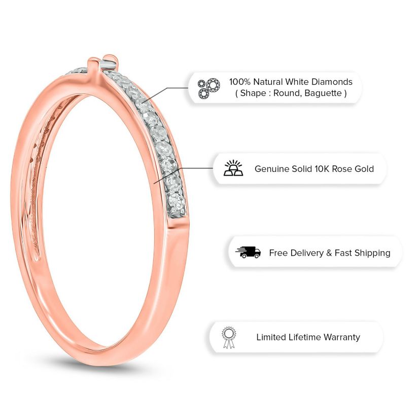 1/6 ct. t.w. Diamond Anniversary Band in 10K Gold