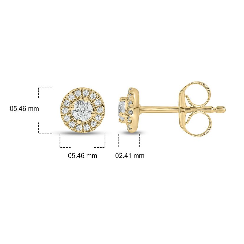 1/4 ct. t.w. Diamond Stud Earring In 10K
