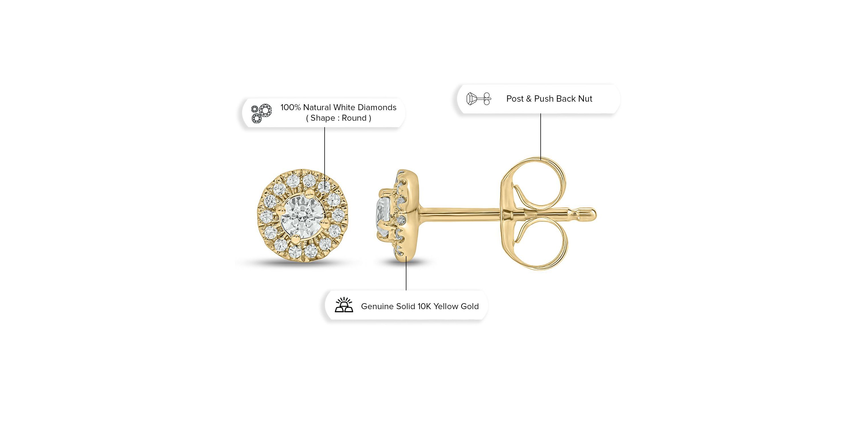 1/4 ct. t.w. Diamond Stud Earring In 10K