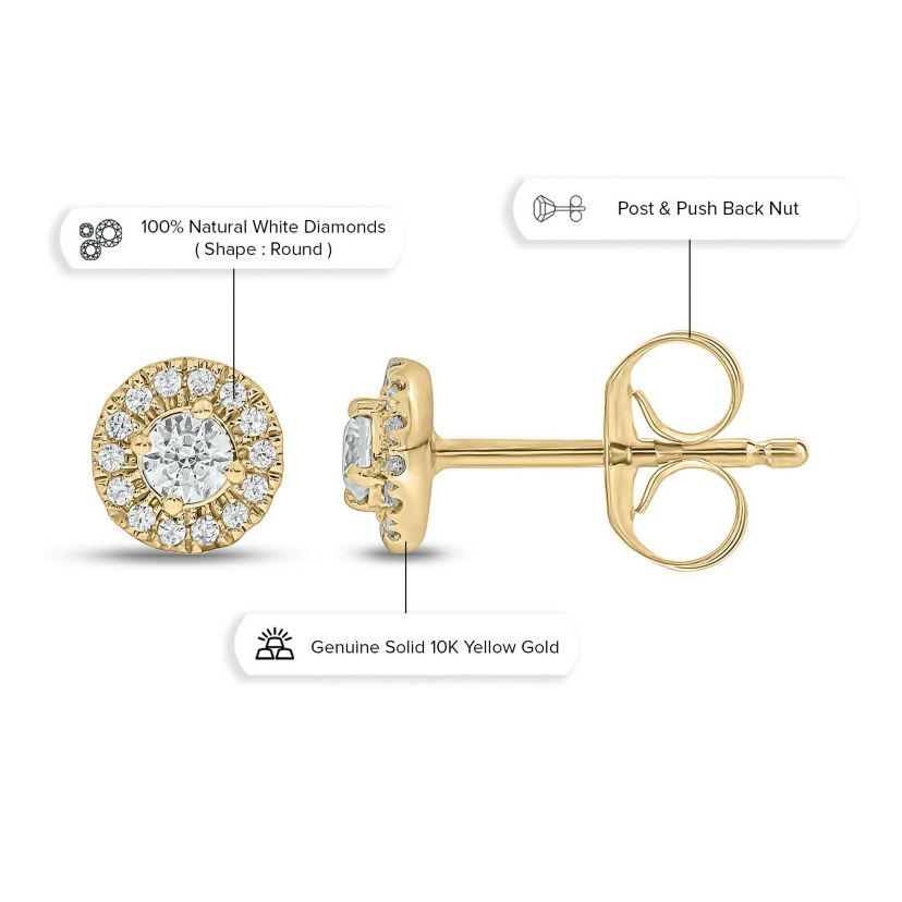 1/4 ct. t.w. Diamond Stud Earring In 10K