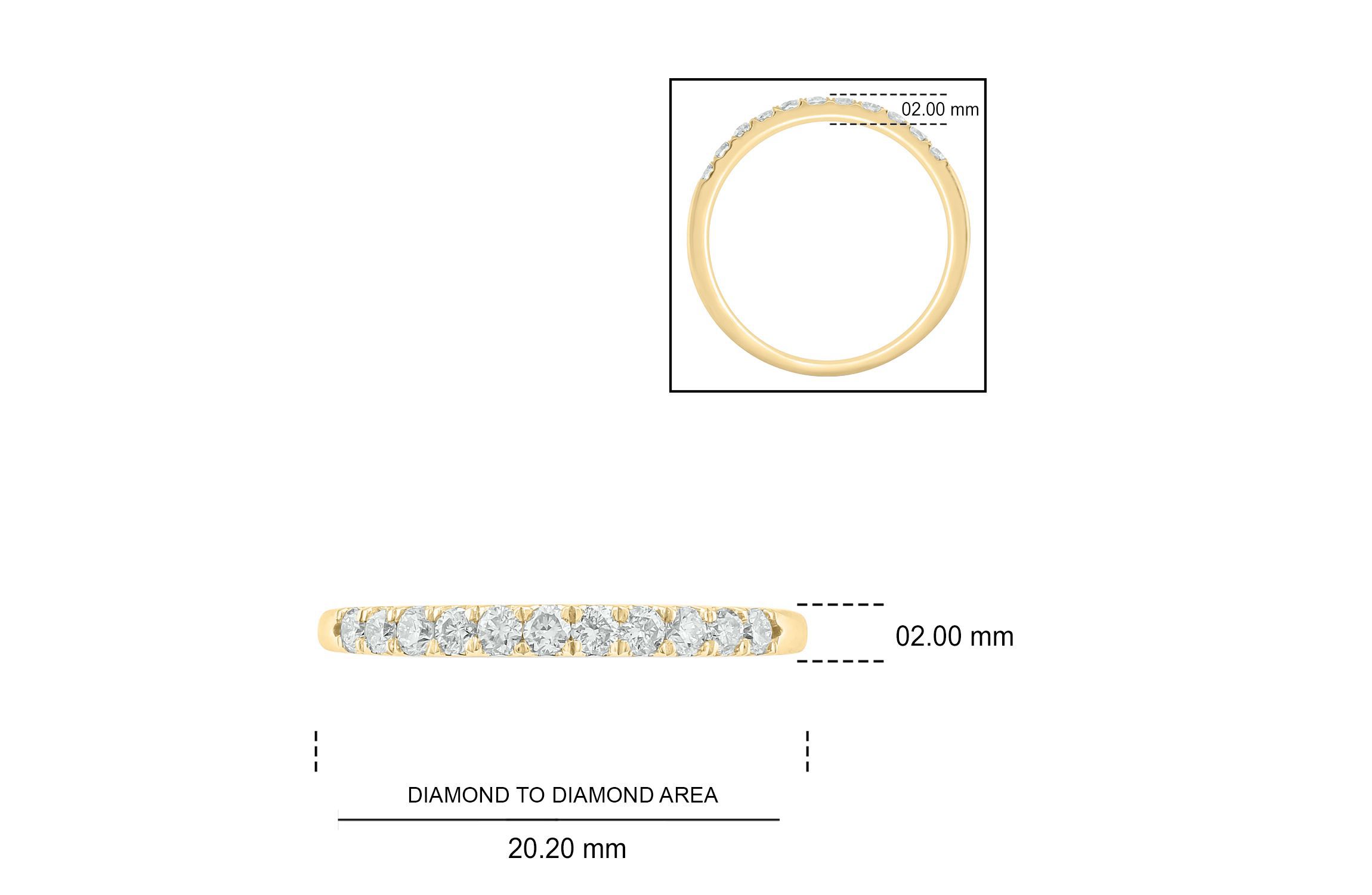 1/3 ct. t.w. Diamond Anniversary Band in 14K Gold