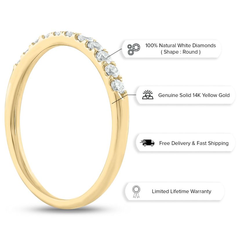 1/3 ct. t.w. Diamond Anniversary Band in 14K Gold