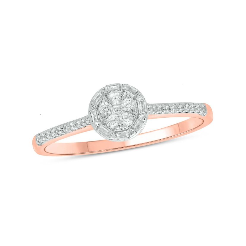 1/5 ct. t.w. Diamond Engagement Ring In 10K Gold