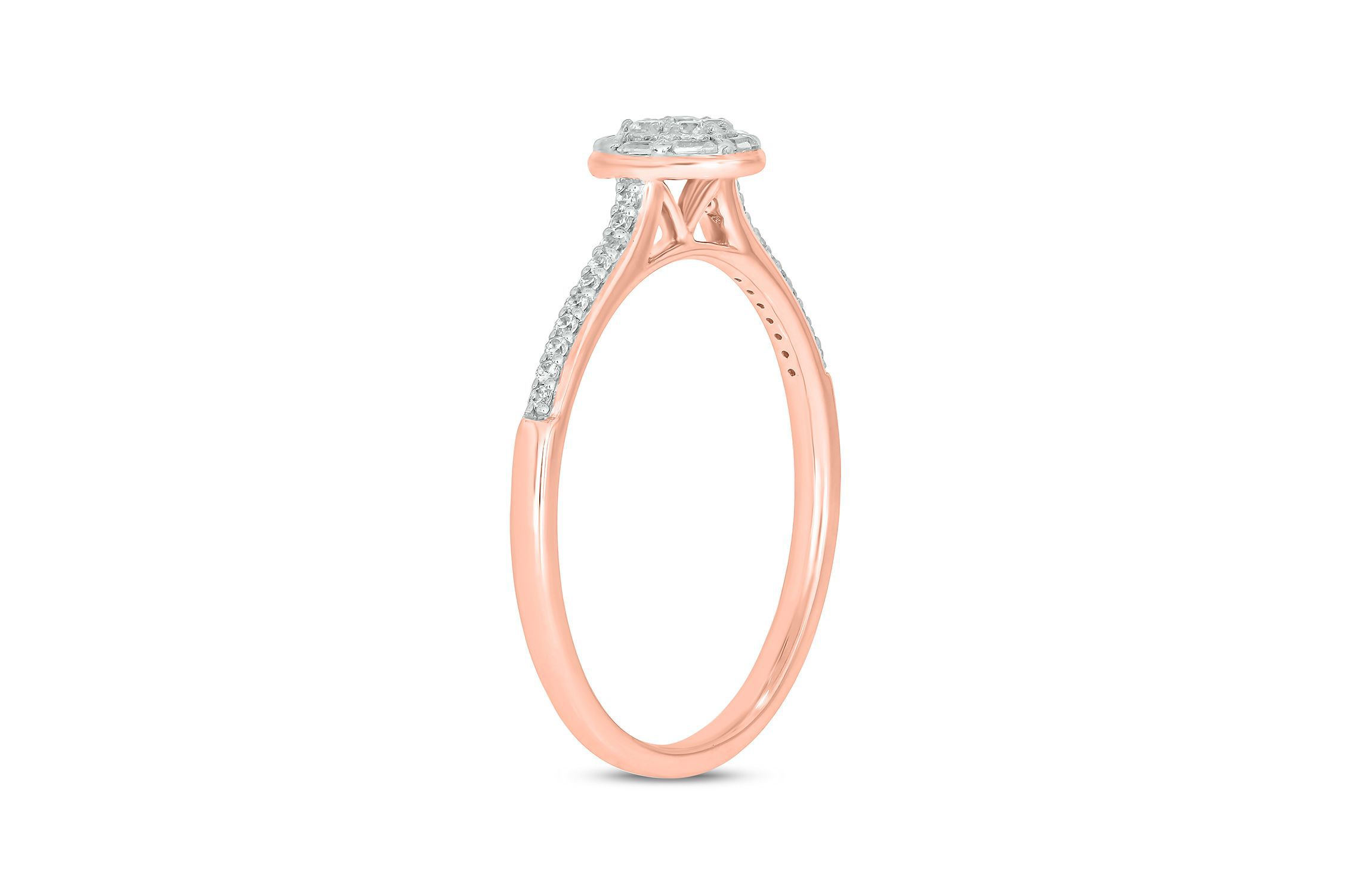 1/5 ct. t.w. Diamond Engagement Ring In 10K Gold