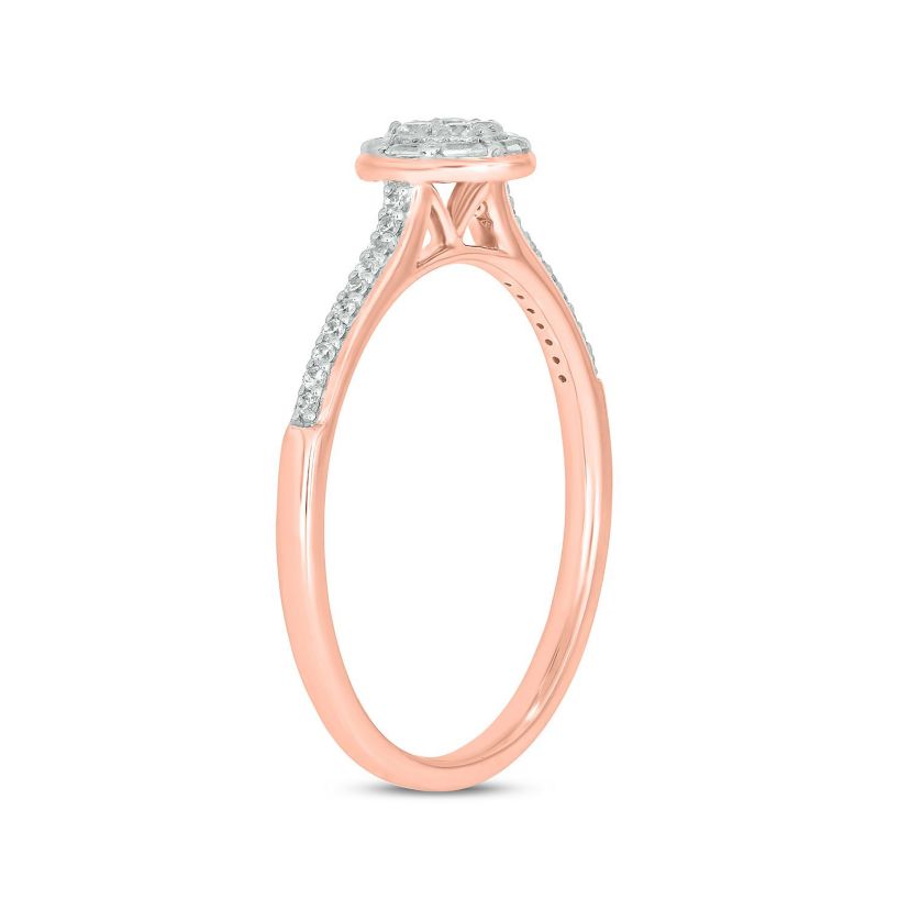 1/5 ct. t.w. Diamond Engagement Ring In 10K Gold