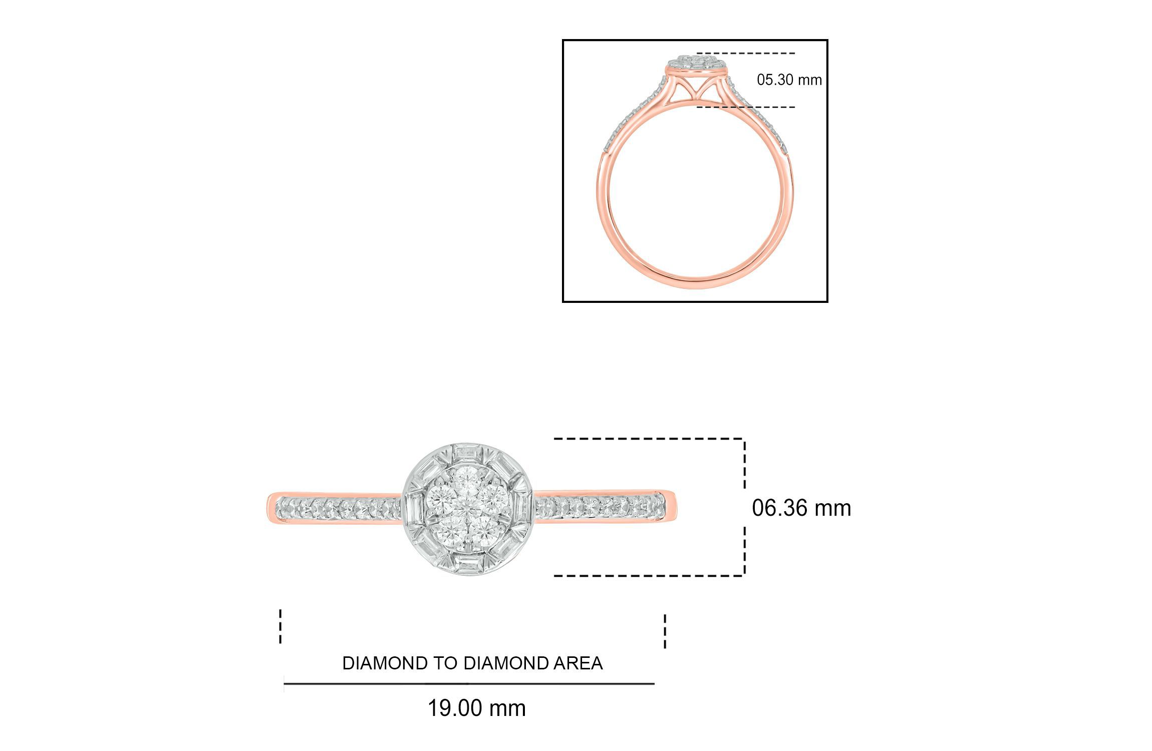 1/5 ct. t.w. Diamond Engagement Ring In 10K Gold
