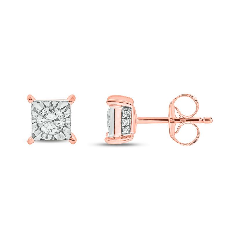 1/3 ct. t.w. Diamond Solitaire Earring In 14K Gold